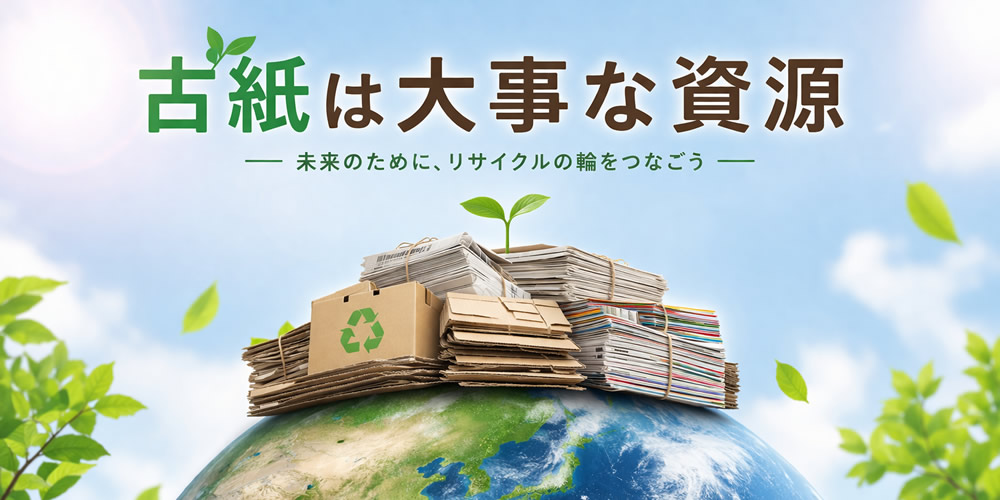 古紙は大事な資源